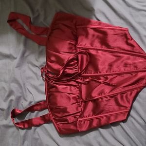 Satin corset